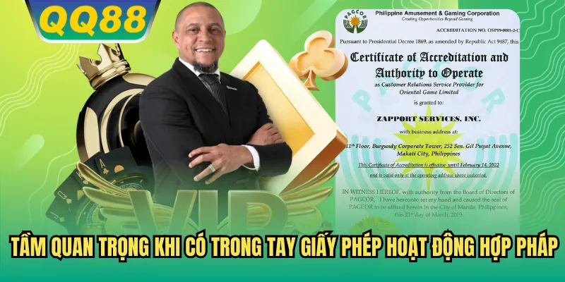 Tầm quan trọng khi có trong tay giấy phép hoạt động hợp pháp